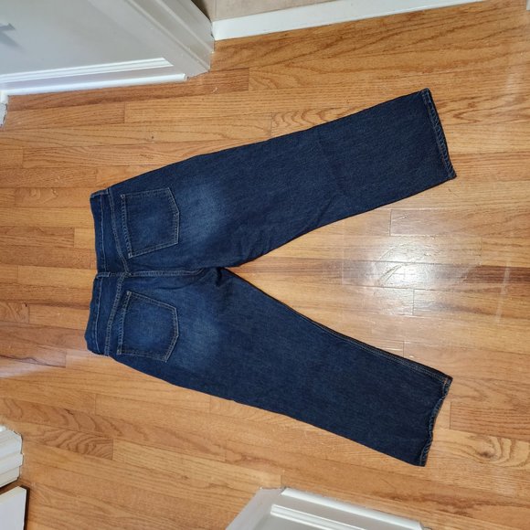 Old Navy High Rise Slouchy Straight Secret Slim Pockets Button fly Size 14 - Picture 7 of 11